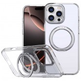 Чехол TPU+PC Empire with MagSafe and Ring для Apple iPhone 16 (6.1 дюйма) Clear