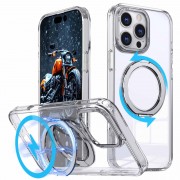 Чехол TPU+PC Empire с MagSafe and Ring для iPhone 16 (6.1") Clear
