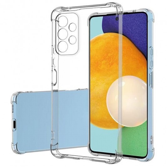 TPU чохол GETMAN Ease logo посилені кути Full Camera для Samsung Galaxy A52 4G / A52 5G / A52s Безбарвний (прозорий) - зображення 1 