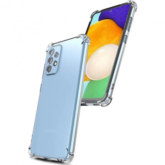 TPU чохол GETMAN Ease logo посилені кути Full Camera для Samsung Galaxy A52 4G / A52 5G / A52s Безбарвний (прозорий) - зображення 3 
