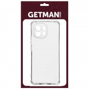 TPU чехол GETMAN Ease logo усиленные углы Full Camera для Xiaomi Mi 11 Lite Бесцветный (прозрачный)