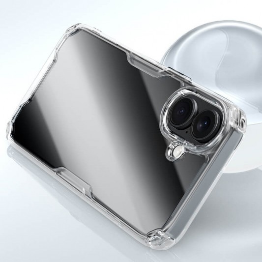 TPU чехол Nillkin Nature Pro Series для Apple iPhone 16 (6.1") Бесцветный (прозрачный) - изображение 5