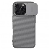 Карбоновая накладка Nillkin CamShield Pro для Apple iPhone 16 Pro (6.3 дюйма) Titanium Gray