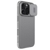 Карбоновая накладка Nillkin CamShield Pro для Apple iPhone 16 Pro (6.3") Titanium Gray