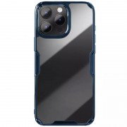 TPU чехол Nillkin Nature Pro Series для Apple iPhone 16 Pro (6.3") Синий (прозрачный)