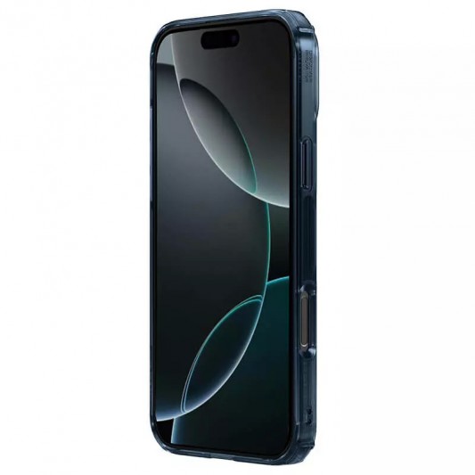 TPU чехол Nillkin Nature Pro Series для Apple iPhone 16 Pro (6.3") Синий (прозрачный) - изображение 4