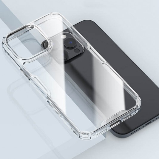TPU чехол Nillkin Nature Pro Series для Apple iPhone 16 Pro Max (6.9") Бесцветный (прозрачный) - изображение 5
