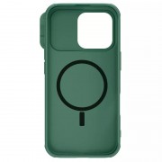 Карбоновая накладка Nillkin CamShield Pro Magnetic для Apple iPhone 16 Pro Max (6.9") Deep Green