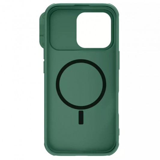 Карбоновая накладка Nillkin CamShield Pro Magnetic для Apple iPhone 16 Pro Max (6.9") Deep Green - изображение 5