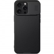 Карбоновая накладка Nillkin CamShield Pro Magnetic для Apple iPhone 16 Pro Max (6.9") Black