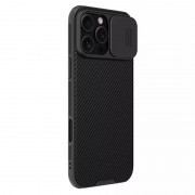 Карбоновая накладка Nillkin CamShield Pro Magnetic для Apple iPhone 16 Pro Max (6.9") Black