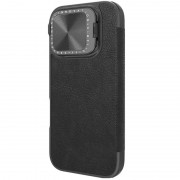 Кожаный чехол-книга Nillkin Qin Prop для Apple iPhone 16 Pro Max (6.9") Black
