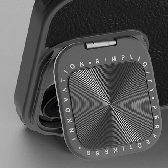 Кожаный чехол-книга Nillkin Qin Prop для Apple iPhone 16 Pro Max (6.9") Black