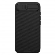 Карбоновая накладка Nillkin CamShield Pro для Apple iPhone 16e (6.1") Black