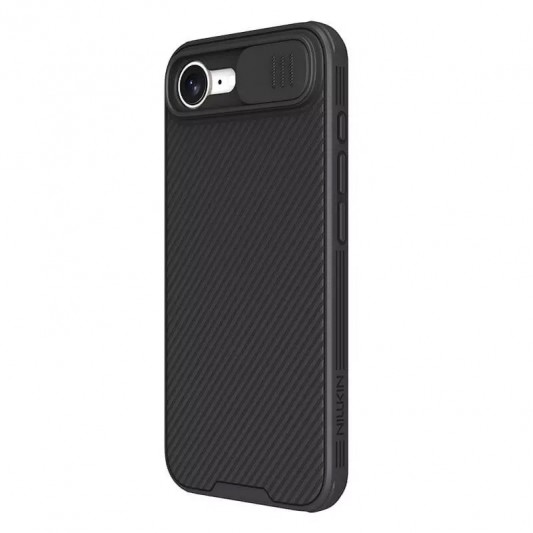 Карбоновая накладка Nillkin CamShield Pro для Apple iPhone 16e (6.1") Black - изображение 1