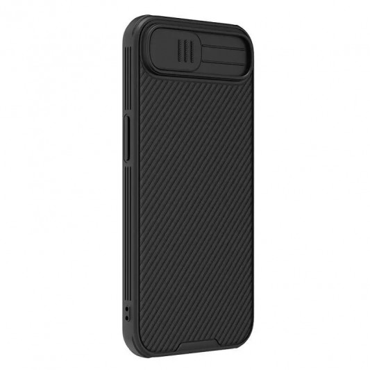Карбоновая накладка Nillkin CamShield Pro для Apple iPhone 16e (6.1") Black - изображение 2