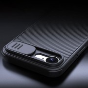 Карбоновая накладка Nillkin CamShield Pro для Apple iPhone 16e (6.1") Black