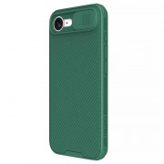 Карбоновая накладка Nillkin CamShield Pro для Apple iPhone 16e (6.1") Deep Green