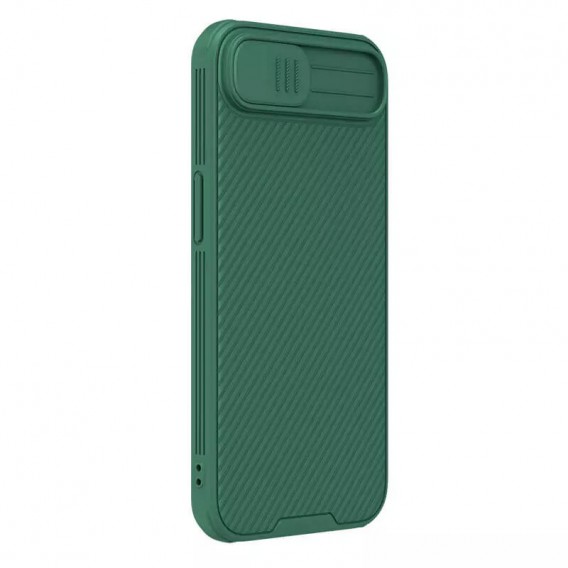 Карбонова накладка Nillkin CamShield Pro для Apple iPhone 16e (6.1") Deep Green