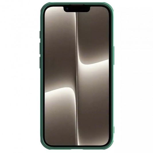 Карбоновая накладка Nillkin CamShield Pro для Apple iPhone 16e (6.1") Deep Green - изображение 3