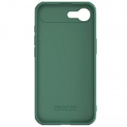 Карбоновая накладка Nillkin CamShield Pro для Apple iPhone 16e (6.1") Deep Green