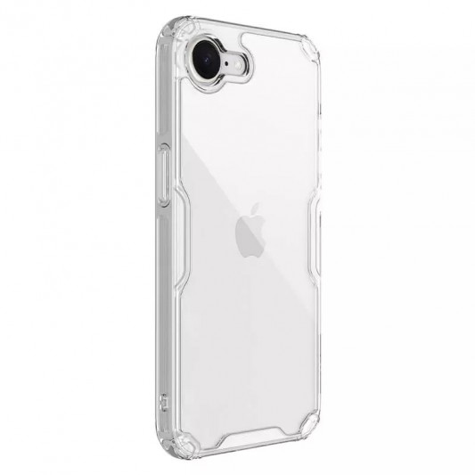 TPU чехол Nillkin Nature Pro Series для Apple iPhone 16e (6.1") Бесцветный (прозрачный) - изображение 2