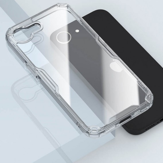 TPU чохол Nillkin Nature Pro Series для Apple iPhone 16e (6.1") Безбарвний (прозорий)