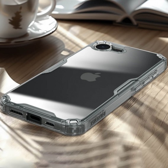 TPU чохол Nillkin Nature Pro Series для Apple iPhone 16e (6.1") Безбарвний (прозорий)