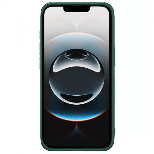 Чехол Nillkin Matte Pro для Apple iPhone 16e (6.1") Зеленый / Deep Green - изображение 4