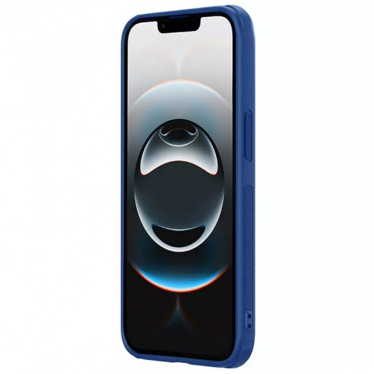Чехол Nillkin Matte Pro для Apple iPhone 16e (6.1") Синий / Blue - изображение 3