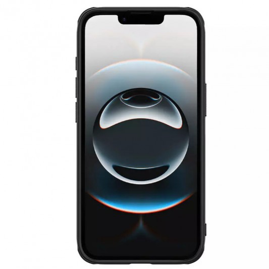 Чехол Nillkin Matte Pro для Apple iPhone 16e (6.1") Черный / Black - изображение 4