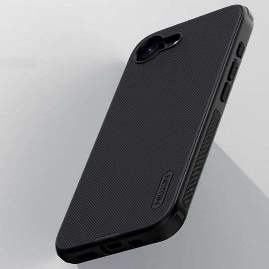 Чехол Nillkin Matte Pro для Apple iPhone 16e (6.1") Черный / Black - изображение 5