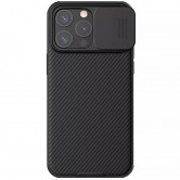 Карбоновая накладка Nillkin CamShield Pro для Apple iPhone 15 Pro (6.1 дюйма) Black