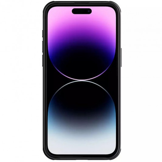 Карбоновая накладка Nillkin CamShield Pro для Apple iPhone 15 Pro (6.1") Black - изображение 4