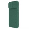 Карбоновая накладка Nillkin CamShield Pro для Apple iPhone 16 (6.1") Deep Green