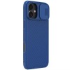 Карбоновая накладка Nillkin CamShield Pro для Apple iPhone 16 (6.1") Blue