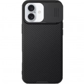 Карбоновая накладка Nillkin CamShield Pro для Apple iPhone 16 (6.1 дюйма) Black