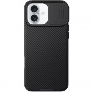 Карбоновая накладка Nillkin CamShield Pro для Apple iPhone 16 (6.1") Black