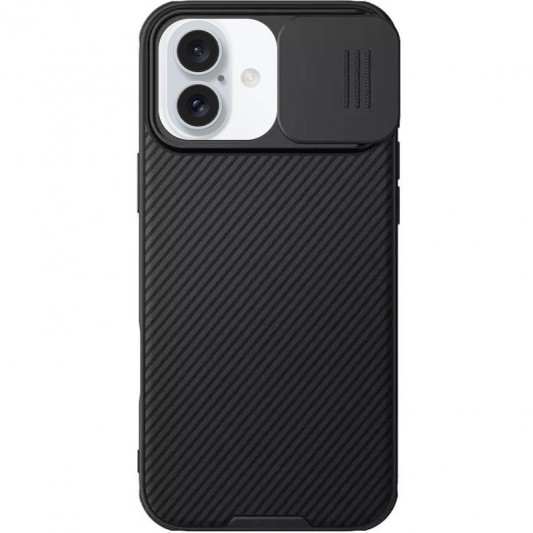 Карбоновая накладка Nillkin CamShield Pro для Apple iPhone 16 (6.1") Black