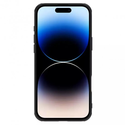 Карбоновая накладка Nillkin CamShield Pro для Apple iPhone 16 (6.1") Black - изображение 3