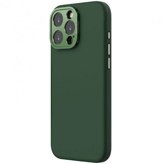 Чехол Silicone Nillkin LensWing Prop Magnetic для Apple iPhone 16 Pro (6.3") Зеленый / Green - изображение 2