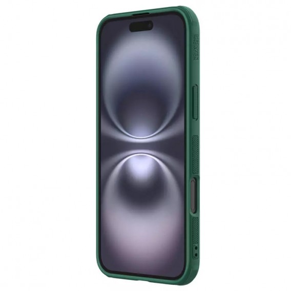 Чехол Nillkin Matte Pro для Apple iPhone 16 (6.1") Зеленый / Deep Green