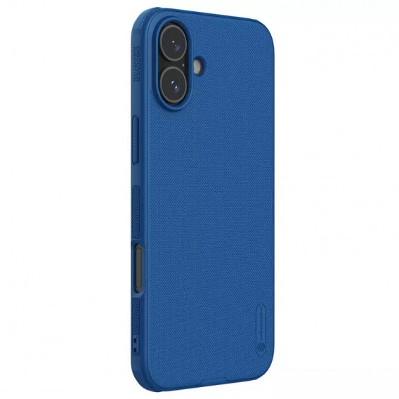 Чехол Nillkin Matte Pro для Apple iPhone 16 (6.1") Синий/Blue
