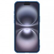 Чехол Nillkin Matte Pro для Apple iPhone 16 (6.1") Синий/Blue