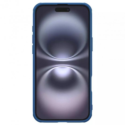 Чехол Nillkin Matte Pro для Apple iPhone 16 (6.1") Синий/Blue - изображение 3