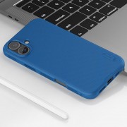 Чехол Nillkin Matte Pro для Apple iPhone 16 (6.1") Синий/Blue