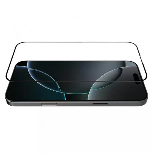 Защитное стекло Nillkin (CP+ max 3D) для Apple iPhone 16 Pro (6.3") Черный - изображение 1