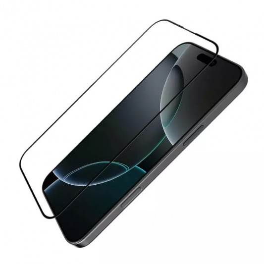 Защитное стекло Nillkin (CP+ max 3D) для Apple iPhone 16 Pro (6.3") Черный - изображение 2