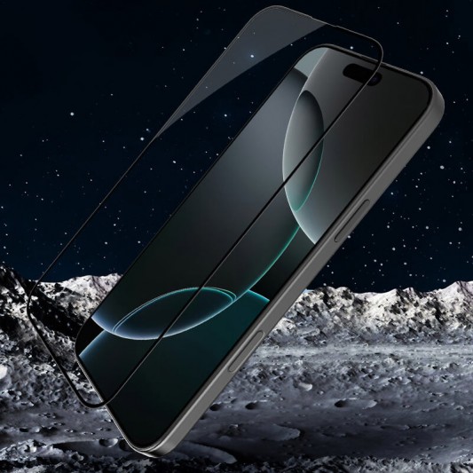 Защитное стекло Nillkin (CP+ max 3D) для Apple iPhone 16 Pro (6.3") Черный - изображение 3