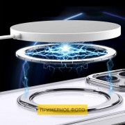 Чехол TPU+PC Empire с MagSafe and Ring для iPhone 16 Plus (6.7") Clear